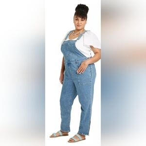 Ava & Viv Light Blue Denim Overalls